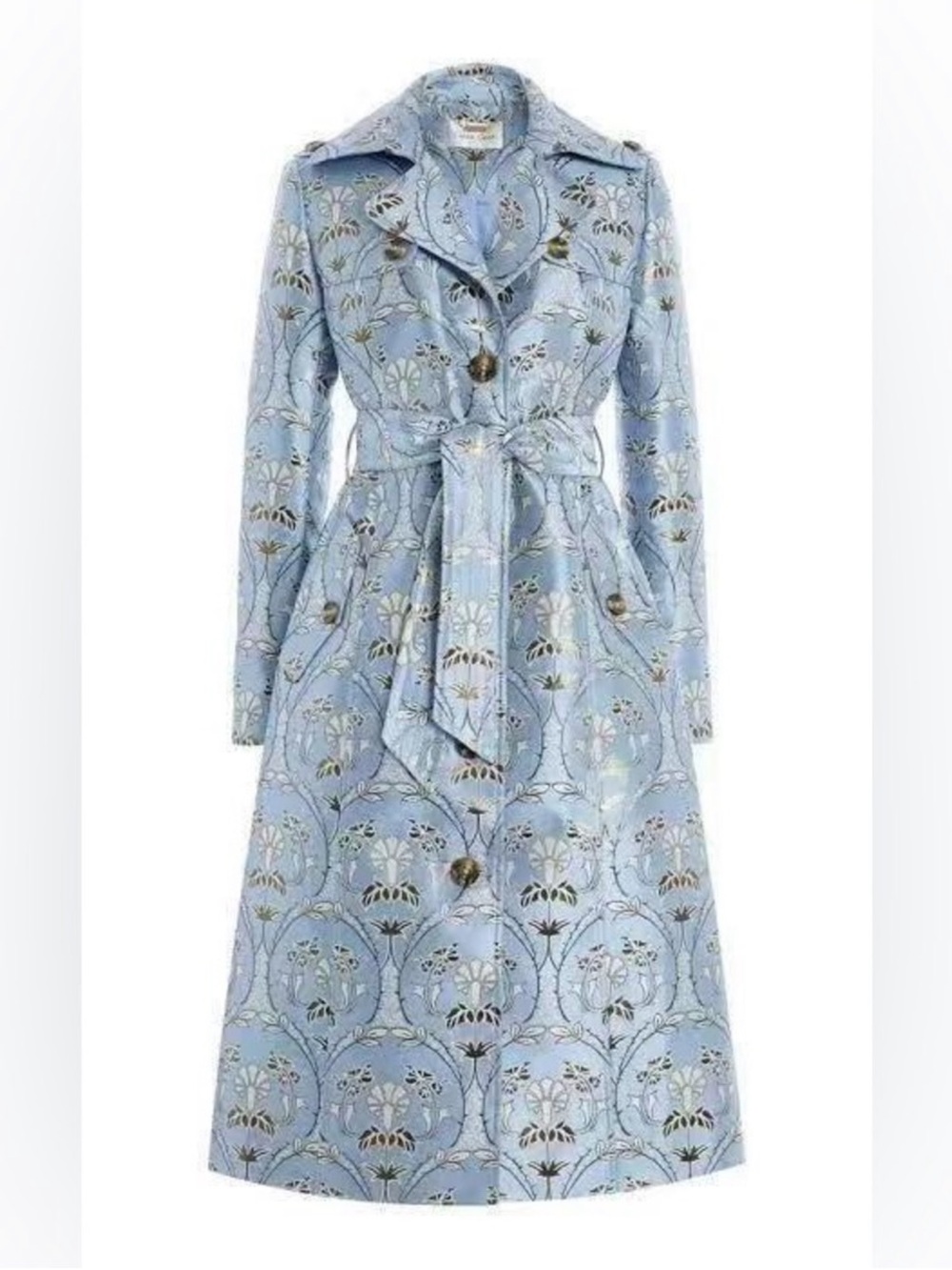 NWOT Cara Cara The Karlie Trench Coat in blue